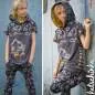 Preview: Bio Jersey Be what you want - Panel Bagger vintage grau